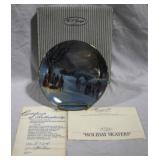 W.L. George "Holiday Skaters" w/ COA