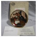 Knowles "Gossiping in the Alcove" by N. Rockwell