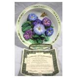 Bradford Exchange "Morning Glory Garden" w/ COA