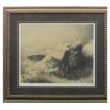 SILK ROBE BY LOUIS ICART