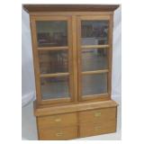 Double glass door cupboard