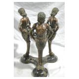 Bronze Statue Candle Holder