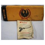 Ruger Mark II empty pistol box & book only