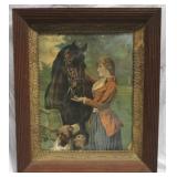 Framed print, 27 x 23