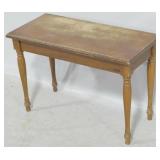 Vintage piano bench, 20 x 30 x 14