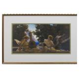 LUTE PLAYERS BY MAXFIELD PARRISH