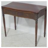 Mahogany lift top game table