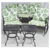 5 Piece metal patio set