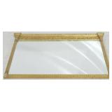 Vintage carved & gilded wall mirror