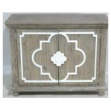 Split Nickel 2 door cabinet