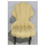 Victorian channel back parlor chair
