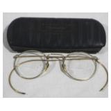 Vintage spectacles in case