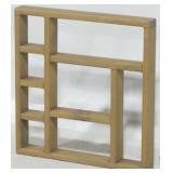 Wooden rack/divider, 17 x 16 x 2