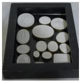 Framed Greco Roman Intaglios 8x6 - AS IS