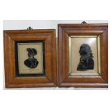 2 Colonial Silhouette Frames