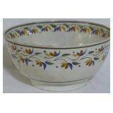 Painted Bowl cracks & repair 4.5x9