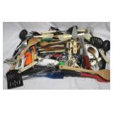 Assorted kitchen utensils