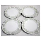 4 Taihei china 10.25" dinner plates