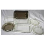 Assorted Pyrex dishes