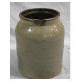 Vintage stoneware crock, chipped