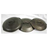 3 Cast Iron Lids