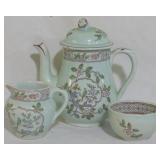 6pc set of English Calyx Ware