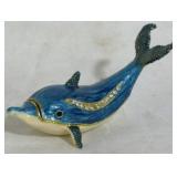 Collectible Jeweled Dolphin Trinket Box