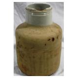 Stoneware Jar - 10.5 tall - as is/chip