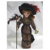 Collectible Memories 17" porcelain doll