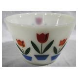Fire King Tulip Bowl, 6.5" round