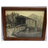 Framed print, 12 x 15