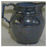 Blue Pitcher 6x6.5x5