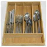 Tray and Silverware 2x10x14