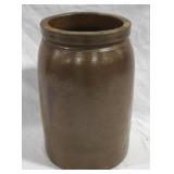 Vintage stoneware crock, 13 x 8