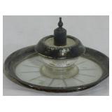 Glass lighter & ashtray 3 x 5.5