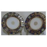 Pair Ironstone China Plates