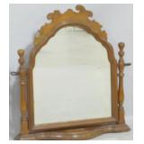 Vintage shaving mirror, tip off at top
