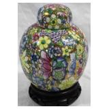 Ginger Jar w/ Wood stand