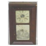 Vintage ogee clock, 26 x 16 x 4