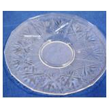 Glass 11" round platter