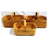 3 Woven Baskets