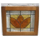 Stained glass window, 16 x 13