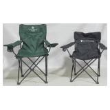 2 Folding camping chairs