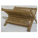Wooden Plate Rack 9x14x12
