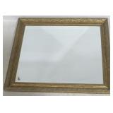 Vintage framed mirror, 25 x 28