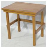 Wooden table, 27 x 29 x 21