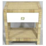 Butler Corfu 1 Drawer Raffia nightstand