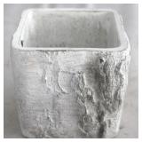 Birch Look Planter - 4.75 x 4.75 7.75