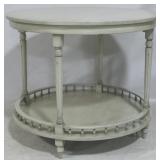 Alden Parkes Round End Table 31x36"