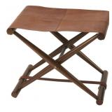 Butler Specialty Sutton leather folding stool